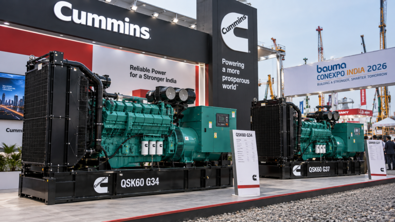 BAUMA 2026 Cummins India Launches QSK60 G34 and G37 Gensets